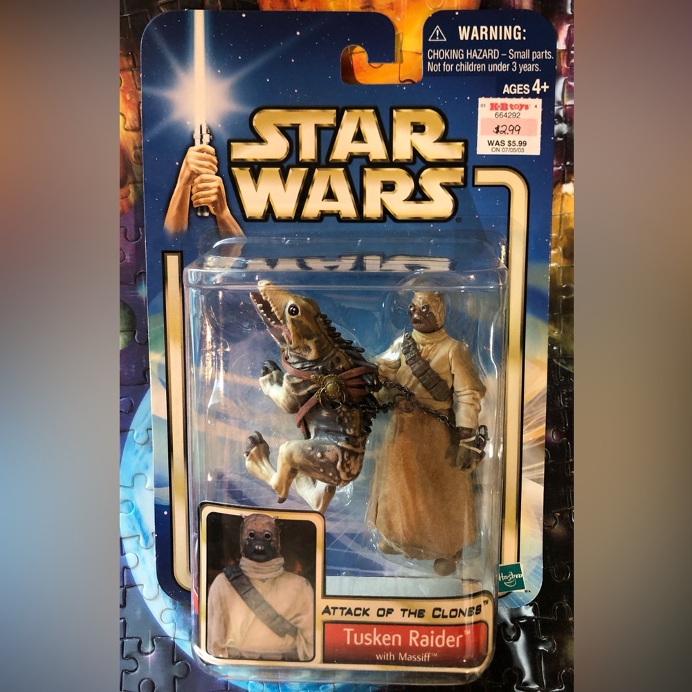 STAR WARS Collectible Action Figure by Hasbro! - Tusken Raider - New!